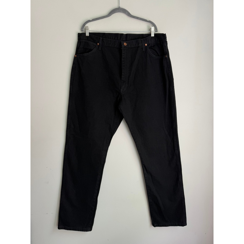 Wrangler 13MWZWK Cowboy Cut Original Fit Black Straight Leg Jeans Mens 40x34‎